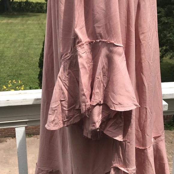 🌸 ELAN Cover-up Off Shoulder Raw Edge Tunic OS - Picture 7 of 8